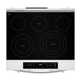 30-inch Smart Slide in Electric Range with Air Cooking Technology, No Preheat Air Fry, WipeClean™ Coating, Steam/Self Clean and High Speed Preheat - (WSES7530RZ)