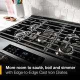 30" Gas Slide-In Range with Air Fry - (WSGS5030SB)
