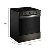 30" Gas Slide-In Range with Air Fry - (WSGS5030SV)
