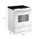 30" Gas Slide-In Range with Air Fry - (WSGS5030SW)