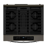 30-inch Smart Slide In Gas Range with Air Cooking Technology, No Preheat Air Fry, Steam/Self Clean and High Speed Preheat - (WSGS7530RV)