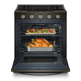 30-inch Smart Slide In Gas Range with Air Cooking Technology, No Preheat Air Fry, Steam/Self Clean and High Speed Preheat - (WSGS7530RV)