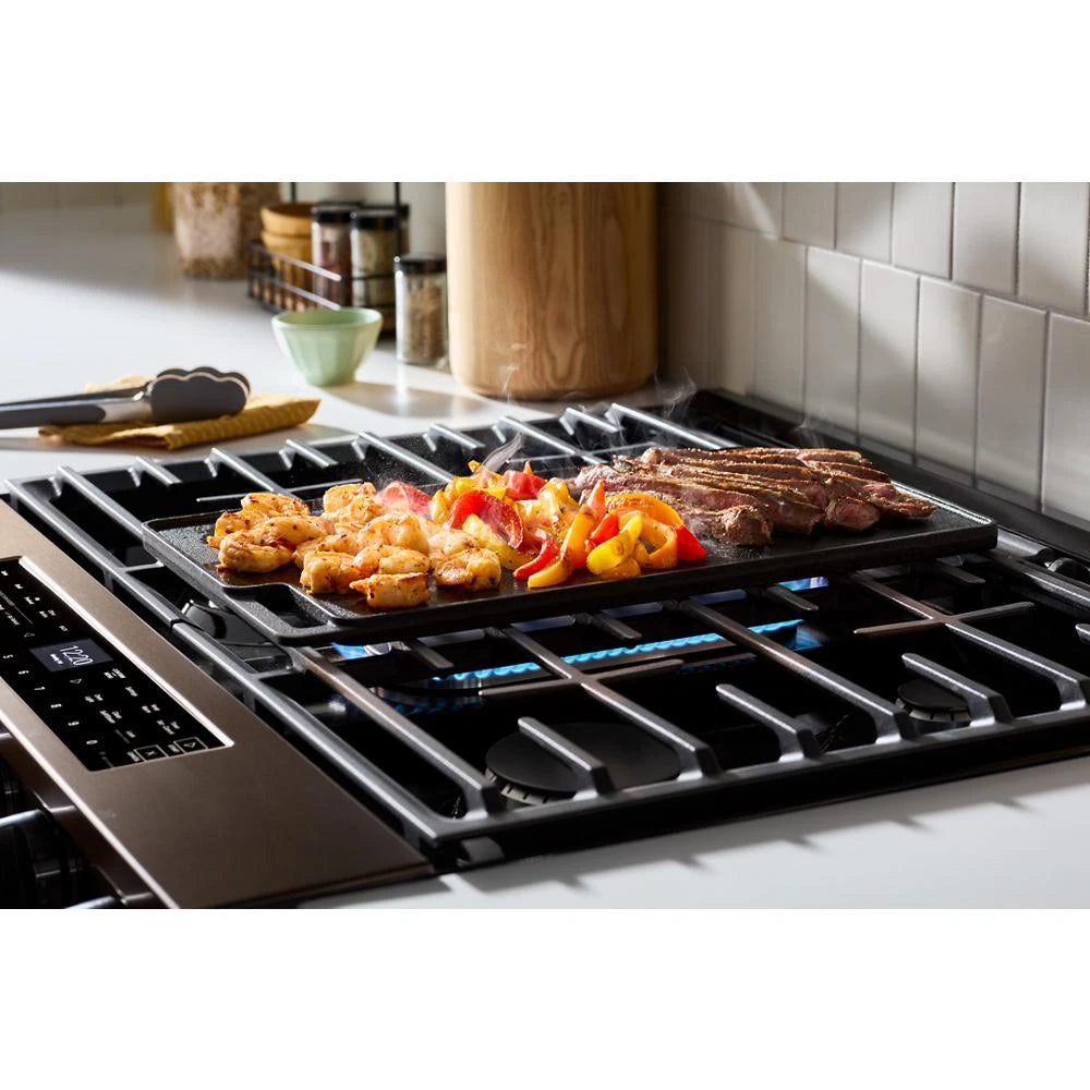 30-inch Smart Slide In Gas Range with Air Cooking Technology, No Preheat Air Fry, Steam/Self Clean and High Speed Preheat - (WSGS7530RV)