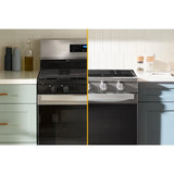 30-inch Smart Slide In Gas Range with Air Cooking Technology, No Preheat Air Fry, Steam/Self Clean and High Speed Preheat - (WSGS7530RV)