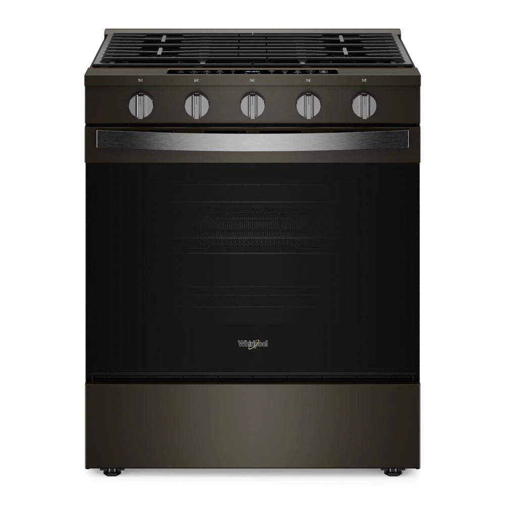 30-inch Smart Slide In Gas Range with Air Cooking Technology, No Preheat Air Fry, Steam/Self Clean and High Speed Preheat - (WSGS7530RV)