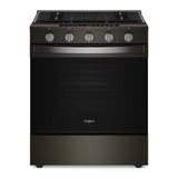 30-inch Smart Slide In Gas Range with Air Cooking Technology, No Preheat Air Fry, Steam/Self Clean and High Speed Preheat - (WSGS7530RV)