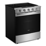 WSGS7530RZ- Whirlpool 30-inch Smart Slide In Gas Range with Air Cooking Technology, No Preheat Air Fry, Steam/Self Clean and High Speed Preheat, Stainless Steel - (WSGS7530RZ)