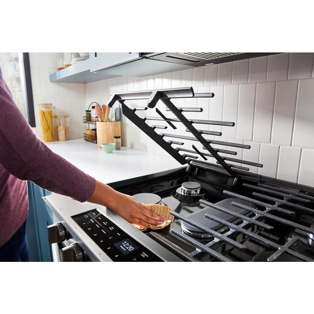 WSGS7530RZ- Whirlpool 30-inch Smart Slide In Gas Range with Air Cooking Technology, No Preheat Air Fry, Steam/Self Clean and High Speed Preheat, Stainless Steel - (WSGS7530RZ)