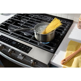 WSGS7530RZ- Whirlpool 30-inch Smart Slide In Gas Range with Air Cooking Technology, No Preheat Air Fry, Steam/Self Clean and High Speed Preheat, Stainless Steel - (WSGS7530RZ)