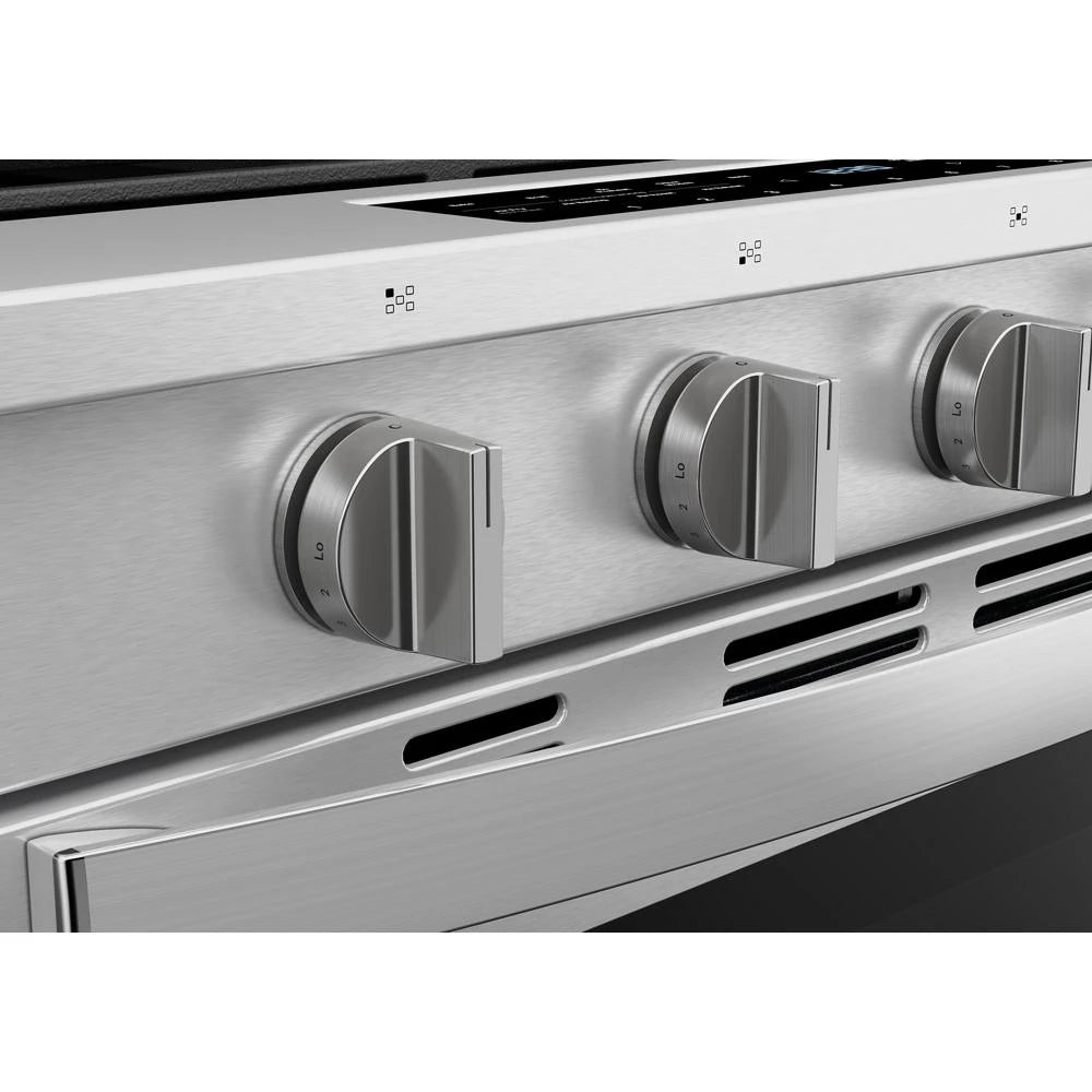 WSGS7530RZ- Whirlpool 30-inch Smart Slide In Gas Range with Air Cooking Technology, No Preheat Air Fry, Steam/Self Clean and High Speed Preheat, Stainless Steel - (WSGS7530RZ)