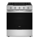WSGS7530RZ- Whirlpool 30-inch Smart Slide In Gas Range with Air Cooking Technology, No Preheat Air Fry, Steam/Self Clean and High Speed Preheat, Stainless Steel - (WSGS7530RZ)