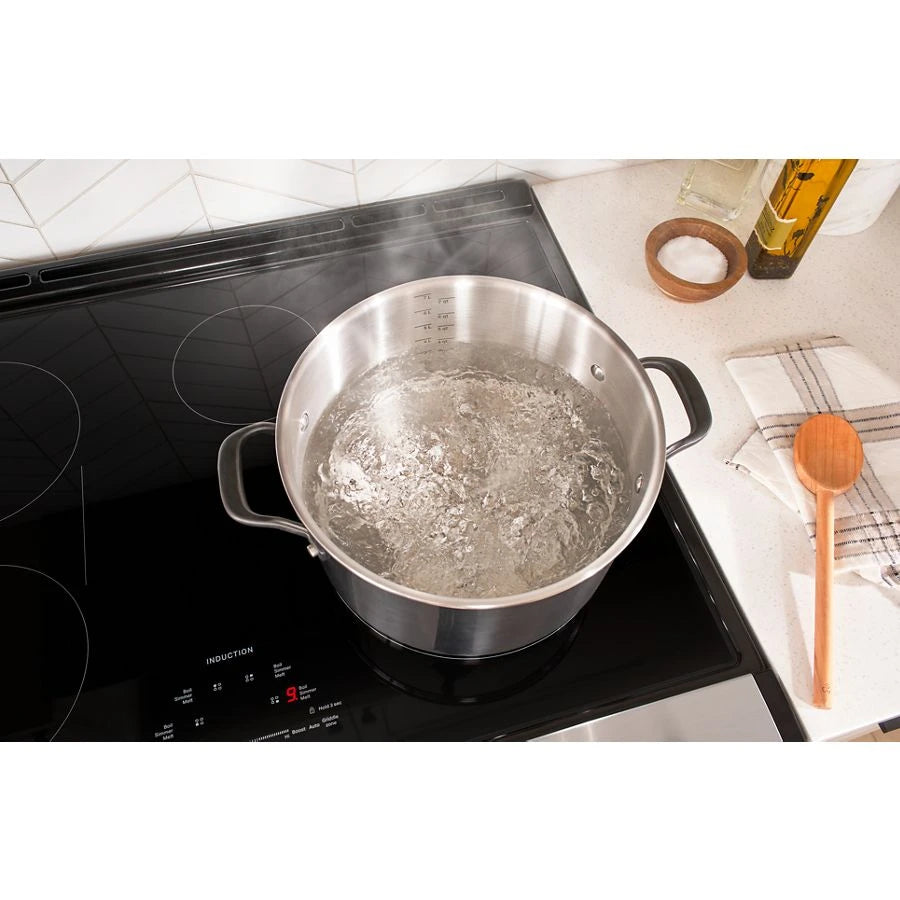 30-inch Induction Range with No Preheat Air Fry - (WSIS5030RV)