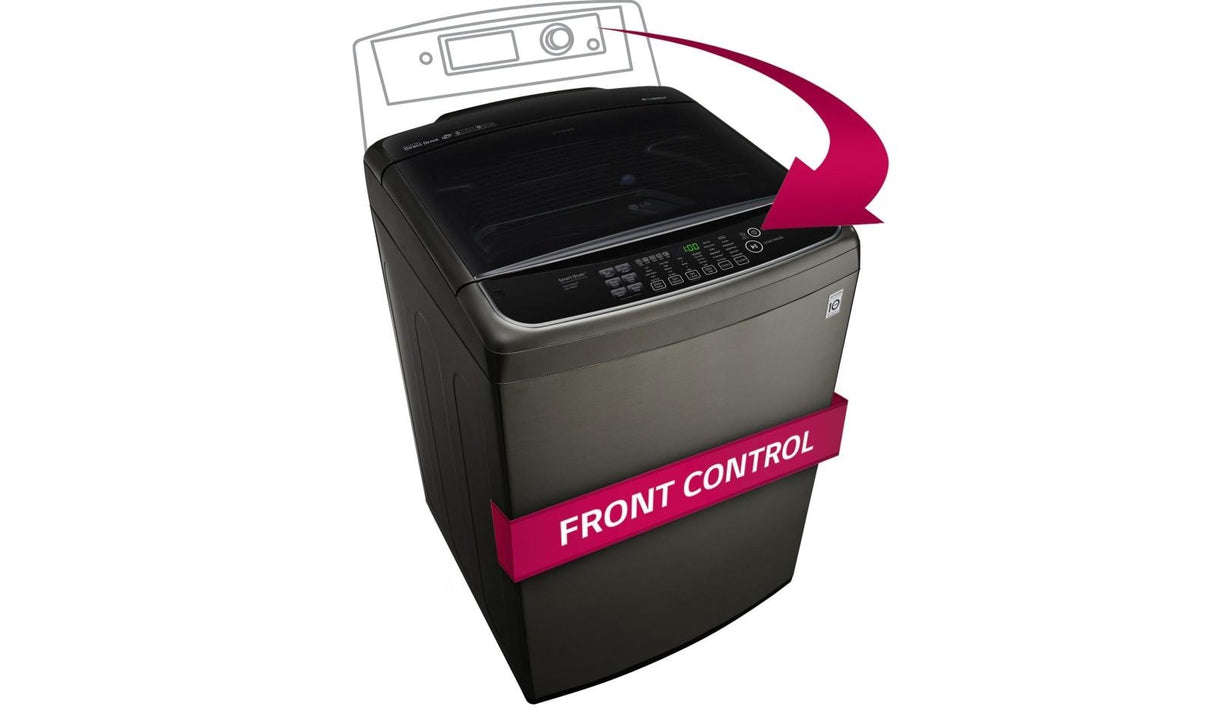 5.0 cu. ft. Large Smart wi-fi Enabled Front Control Top Load Washer with TurboWash - (WT1901CK)