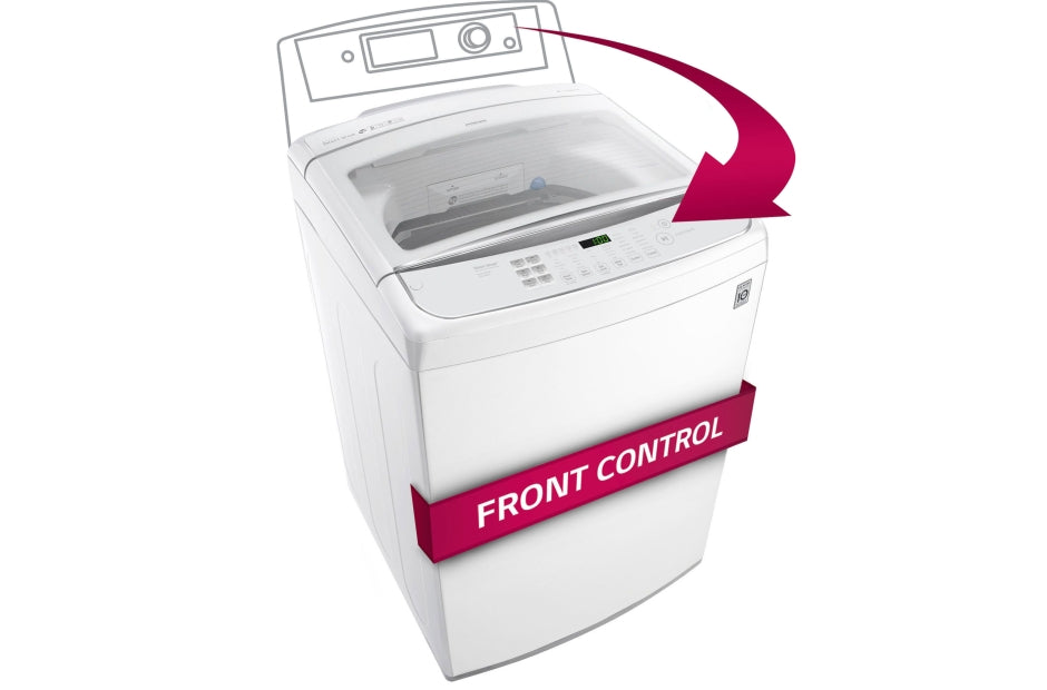 5.0 cu. ft. Large Smart wi-fi Enabled Front Control Top Load Washer with TurboWash® - (WT1901CW)