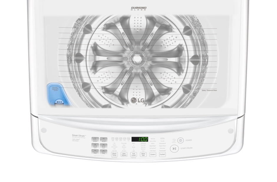 5.0 cu. ft. Large Smart wi-fi Enabled Front Control Top Load Washer with TurboWash® - (WT1901CW)