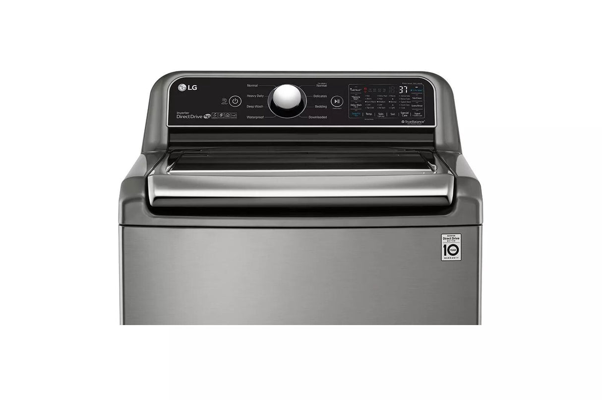 4.8 cu. ft. Mega Capacity  Smart wi-fi Enabled Top Load Washer with Agitator and TurboWash3D™ Technology - (WT7305CV)