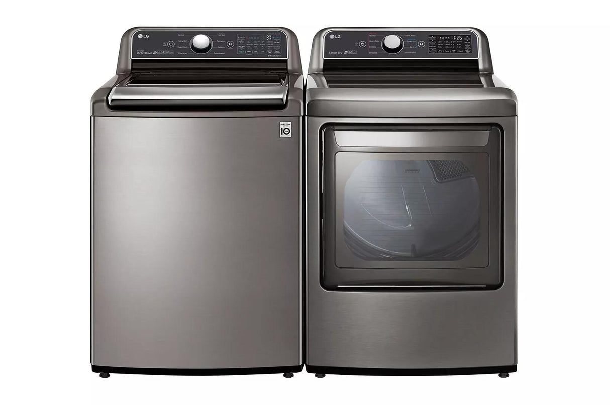 4.8 cu. ft. Mega Capacity  Smart wi-fi Enabled Top Load Washer with Agitator and TurboWash3D™ Technology - (WT7305CV)