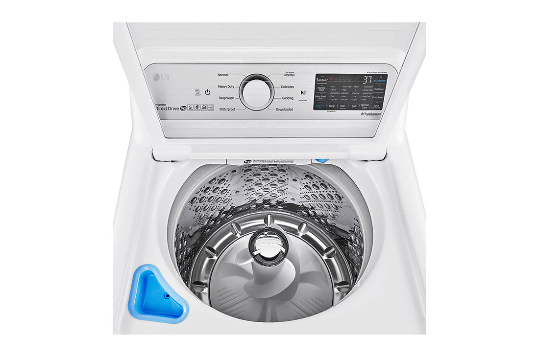 4.8 cu. ft. Mega Capacity  Smart wi-fi Enabled Top Load Washer with Agitator and TurboWash3D™ Technology - (WT7305CW)