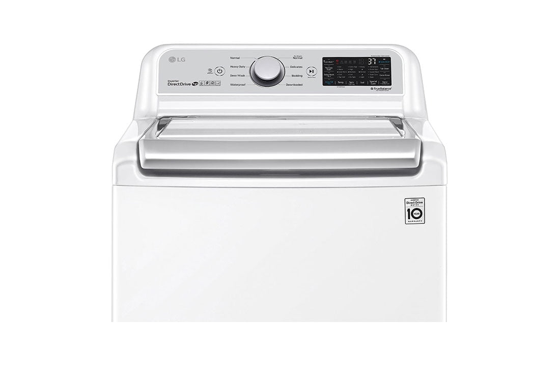 4.8 cu. ft. Mega Capacity  Smart wi-fi Enabled Top Load Washer with Agitator and TurboWash3D™ Technology - (WT7305CW)