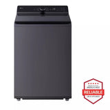 LG WT8400CB Top Load Washer front view in Matte Black