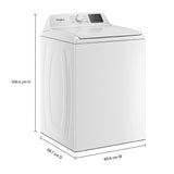 4.1 Cu. Ft. Whirlpool® Top Load Impeller Washer with Quick Wash - (WTW4100SW)