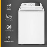 4.0 Cu. Ft. Whirlpool® Top Load Agitator Washer with Quick Wash - (WTW4105SW)