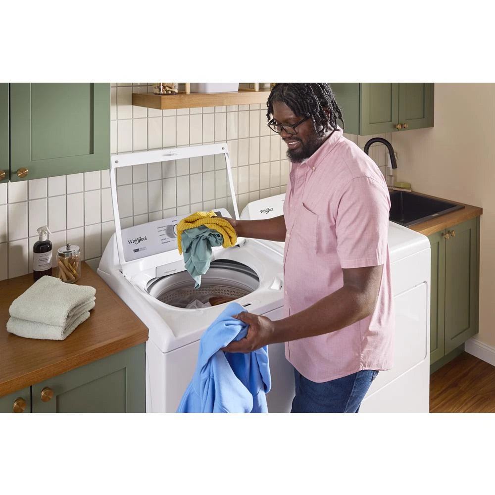 4.2 - 4.3 Cu. Ft. Top Load Washer with 2-in-1 Removable Agitator - (WTW4107SW)