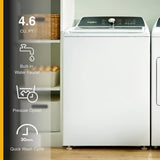 4.6 Cu. Ft. Top Load Impeller Washer with Built-in Faucet - (WTW5020SW)