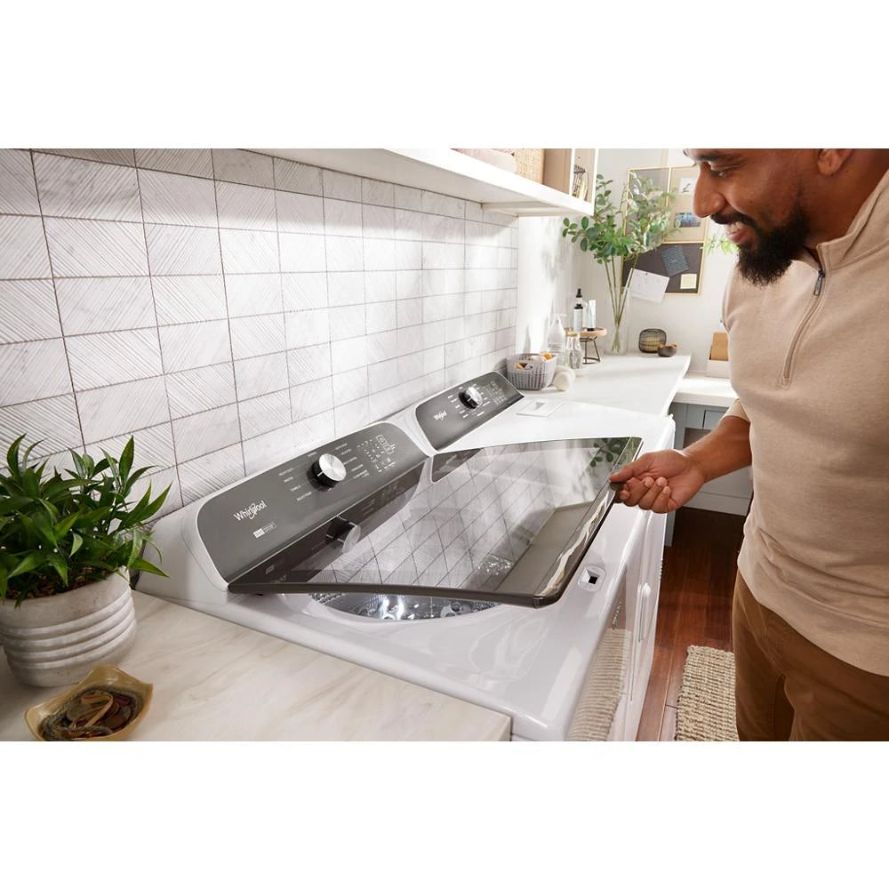 5.2???5.3 Cu. Ft. Whirlpool?? Top Load Washer with Removable Agitator - (WTW6157PB) - WHIRLPOOL