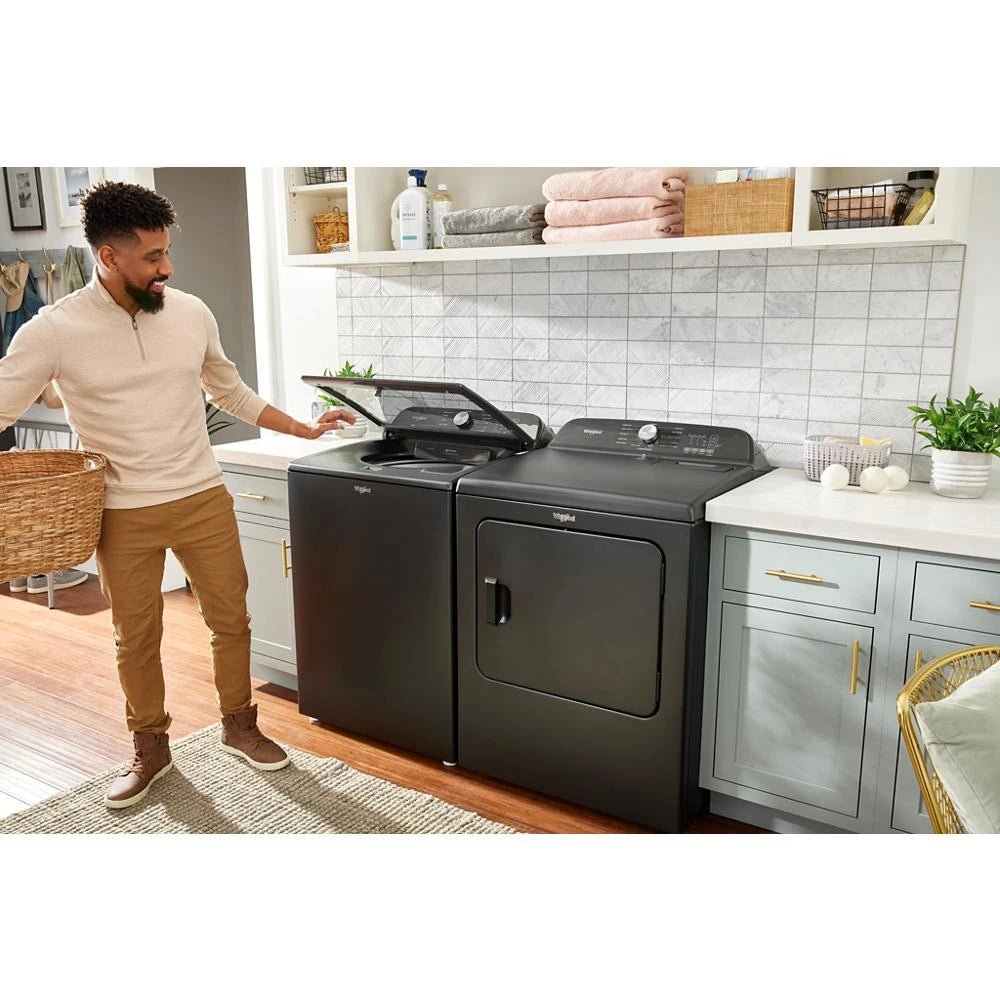 5.2???5.3 Cu. Ft. Whirlpool?? Top Load Washer with Removable Agitator - (WTW6157PB) - WHIRLPOOL