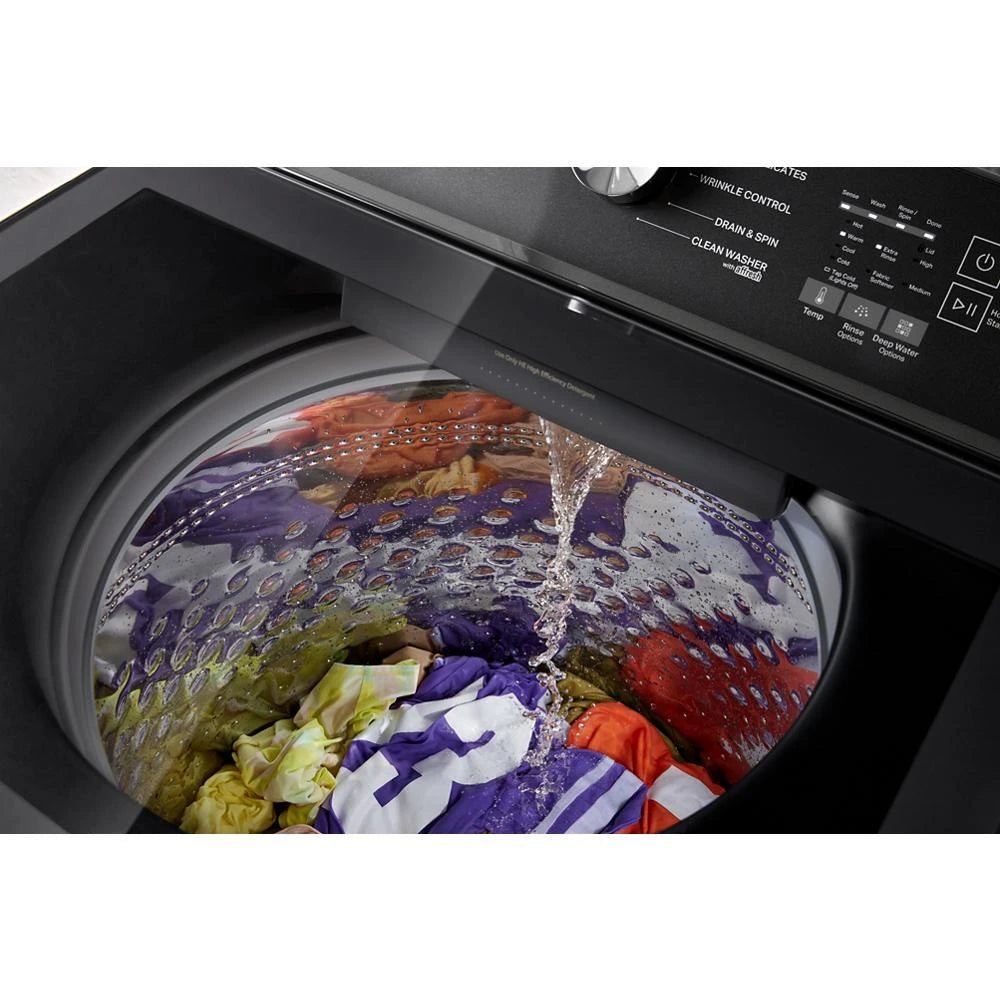 5.2???5.3 Cu. Ft. Whirlpool?? Top Load Washer with Removable Agitator - (WTW6157PB) - WHIRLPOOL