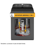 5.2???5.3 Cu. Ft. Whirlpool?? Top Load Washer with Removable Agitator - (WTW6157PB) - WHIRLPOOL