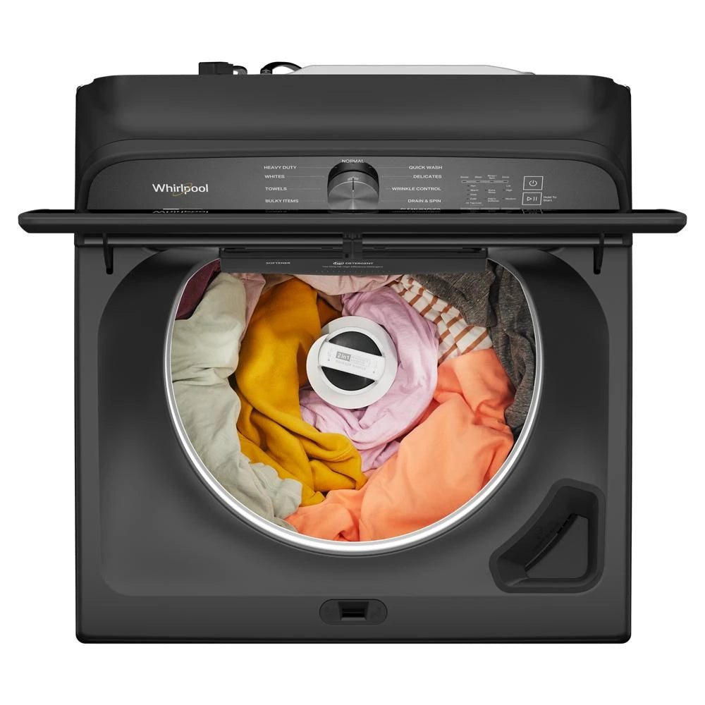 5.2???5.3 Cu. Ft. Whirlpool?? Top Load Washer with Removable Agitator - (WTW6157PB) - WHIRLPOOL