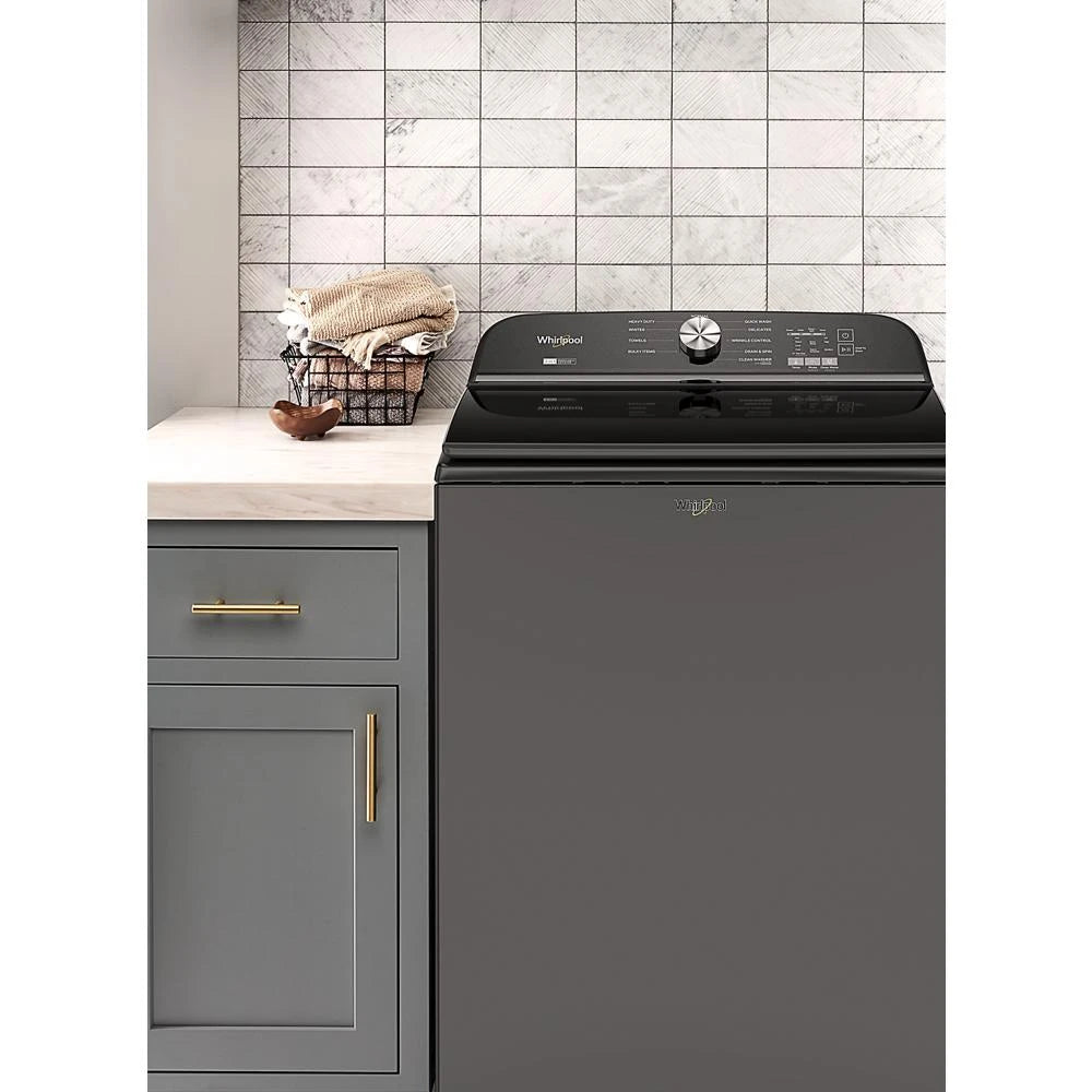 5.2???5.3 Cu. Ft. Whirlpool?? Top Load Washer with Removable Agitator - (WTW6157PB) - WHIRLPOOL