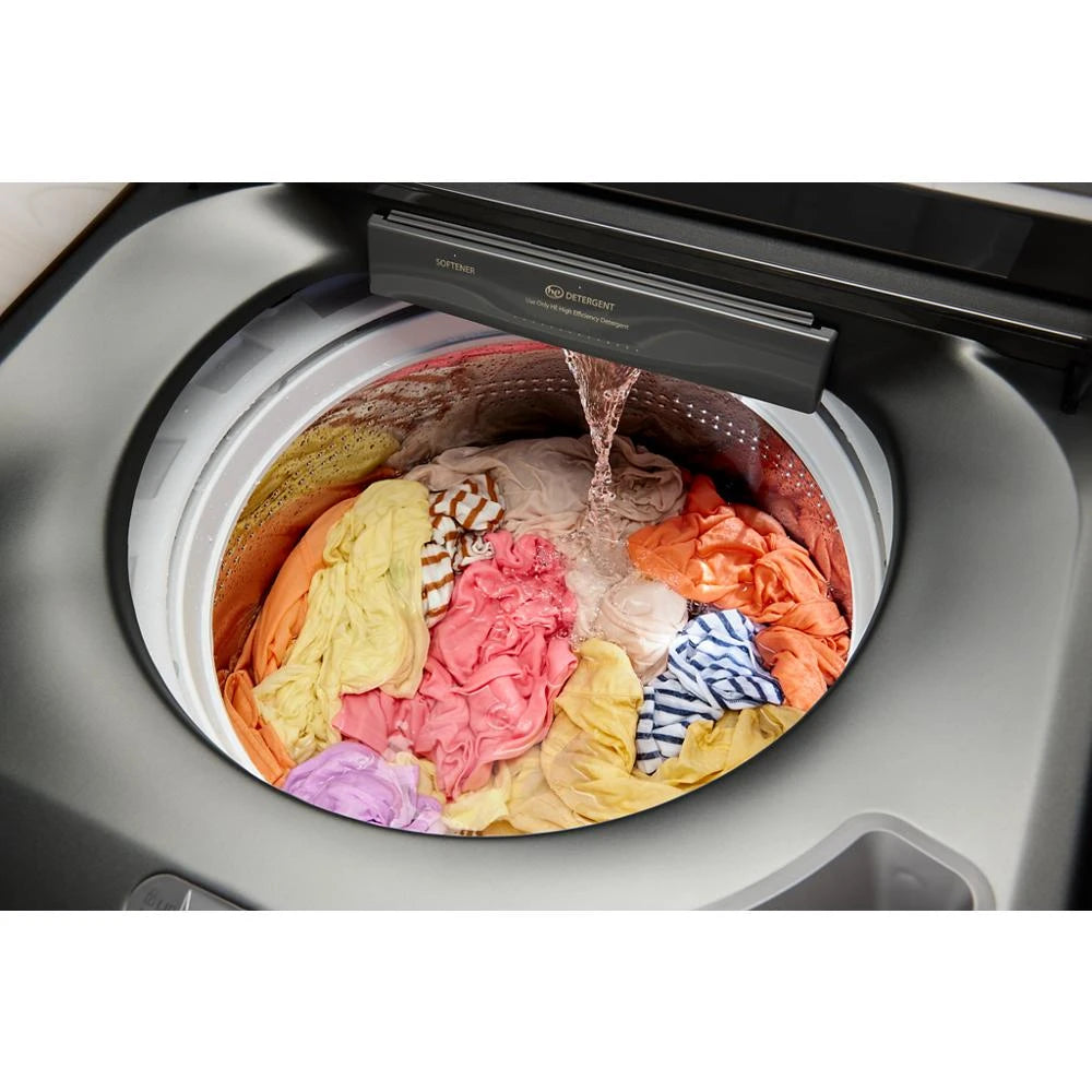 5.2???5.3 Cu. Ft. Whirlpool?? Top Load Washer with Removable Agitator - (WTW6157PB) - WHIRLPOOL