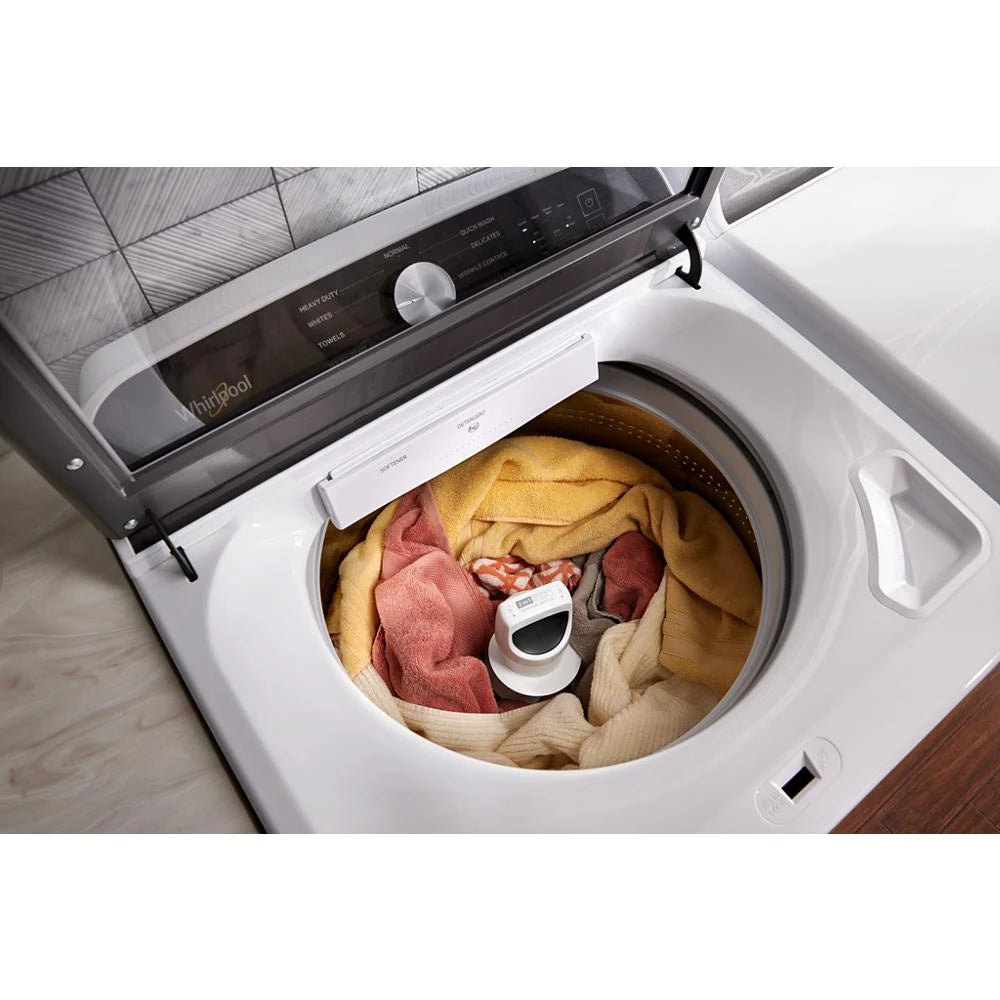 5.2???5.3 Cu. Ft. Whirlpool?? Top Load Washer with Removable Agitator - (WTW6157PB) - WHIRLPOOL