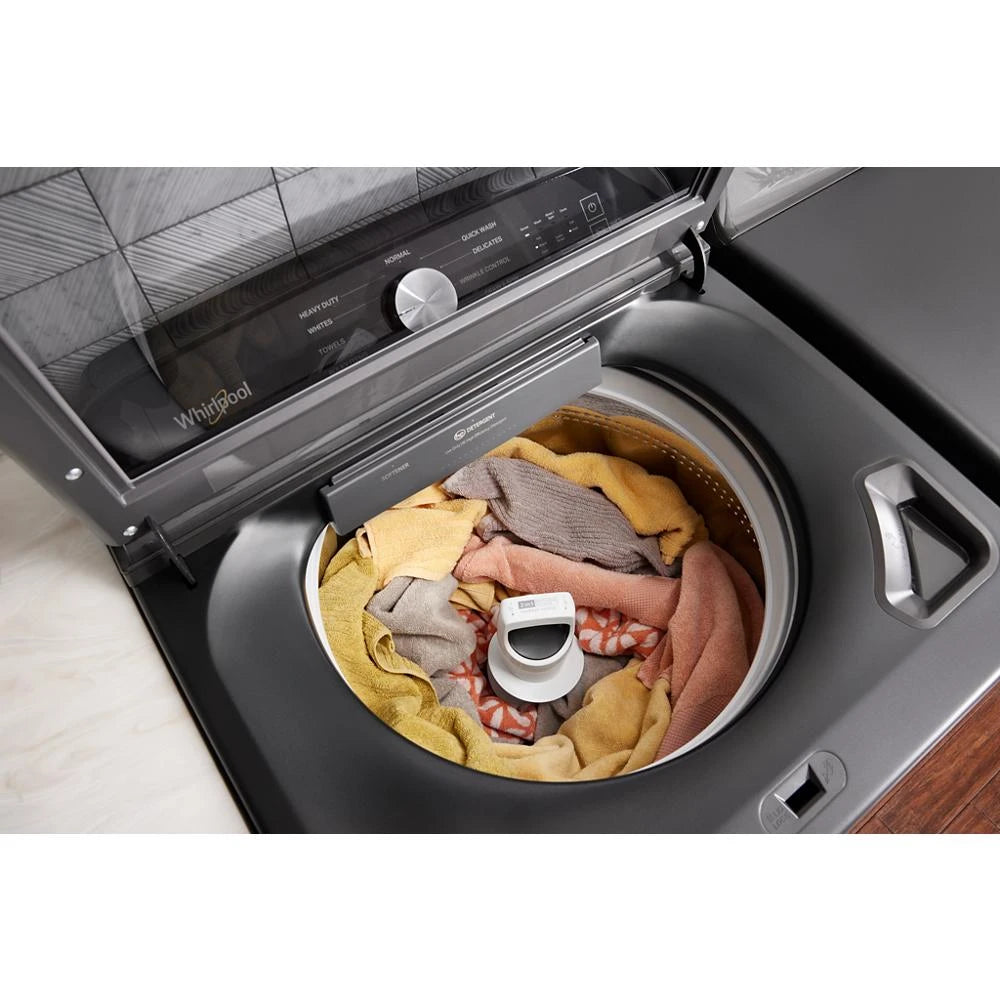 5.2???5.3 Cu. Ft. Whirlpool?? Top Load Washer with Removable Agitator - (WTW6157PW) - WHIRLPOOL