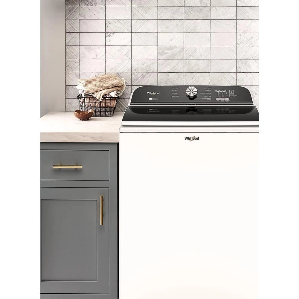 5.2???5.3 Cu. Ft. Whirlpool?? Top Load Washer with Removable Agitator - (WTW6157PW) - WHIRLPOOL