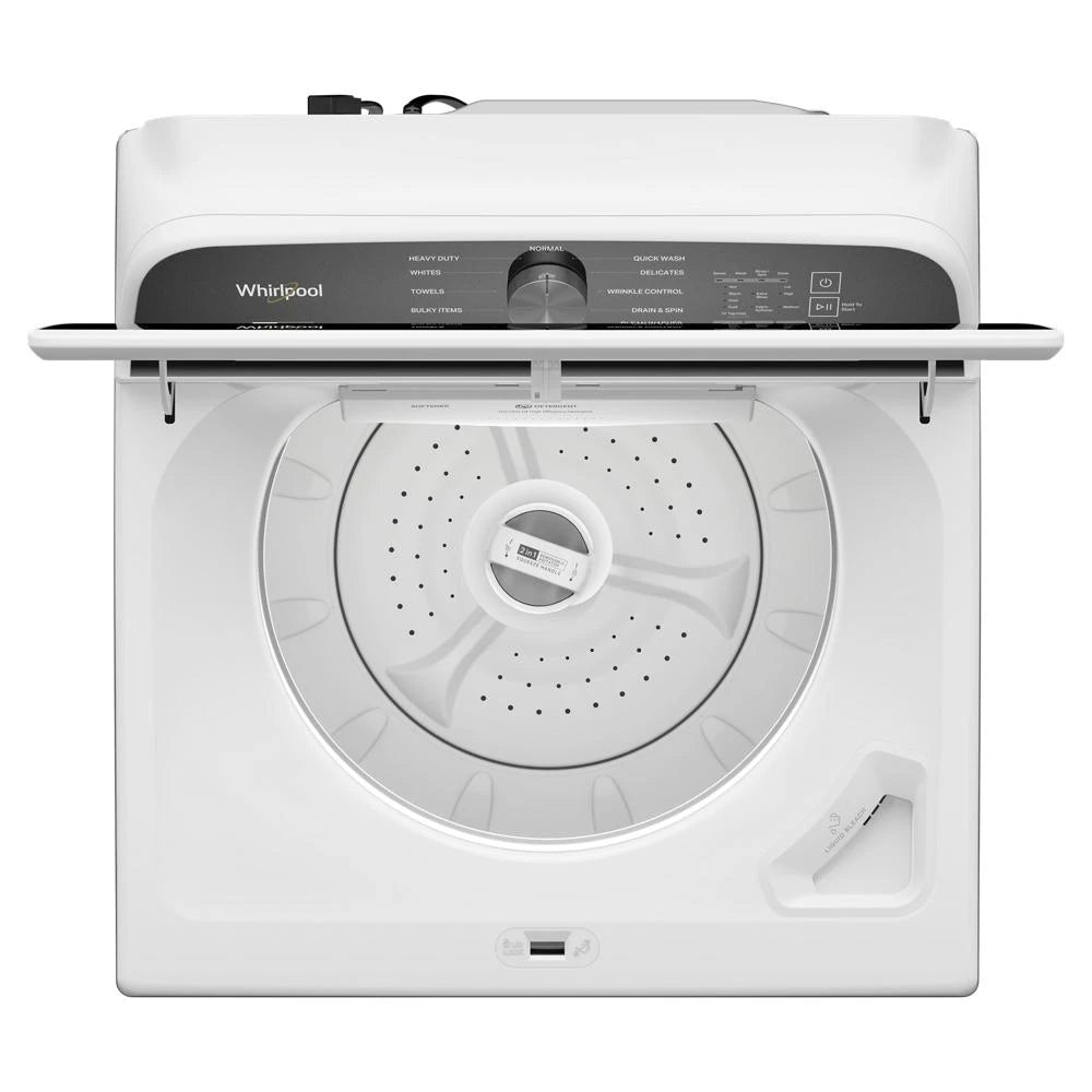 5.2???5.3 Cu. Ft. Whirlpool?? Top Load Washer with Removable Agitator - (WTW6157PW) - WHIRLPOOL