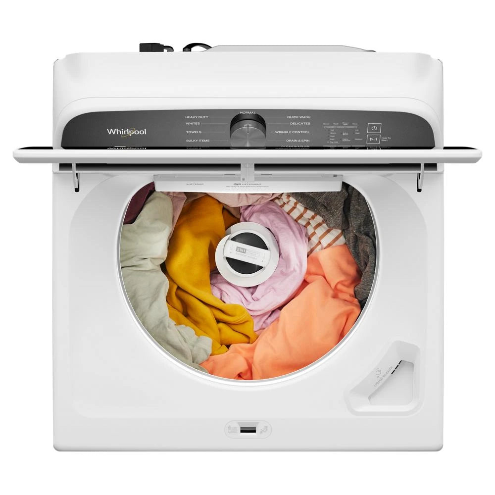5.2???5.3 Cu. Ft. Whirlpool?? Top Load Washer with Removable Agitator - (WTW6157PW) - WHIRLPOOL