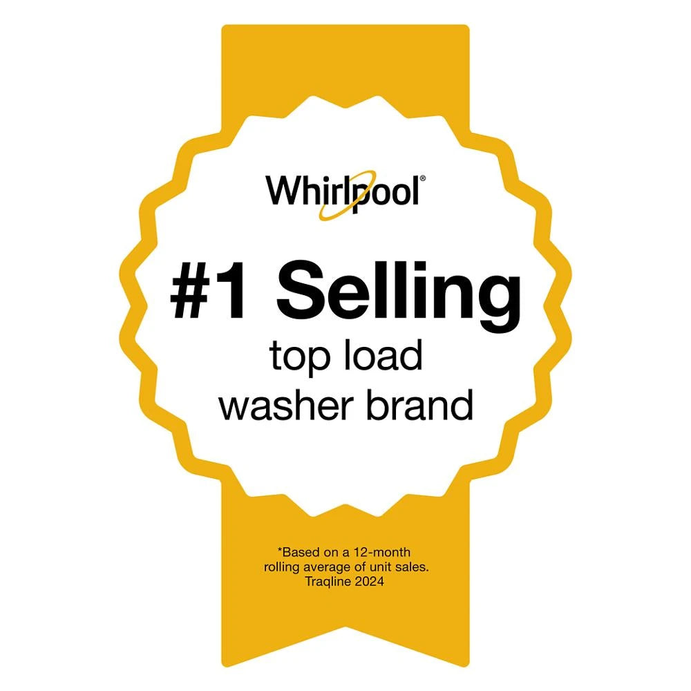 5.2???5.3 Cu. Ft. Whirlpool?? Top Load Washer with Removable Agitator - (WTW6157PW) - WHIRLPOOL