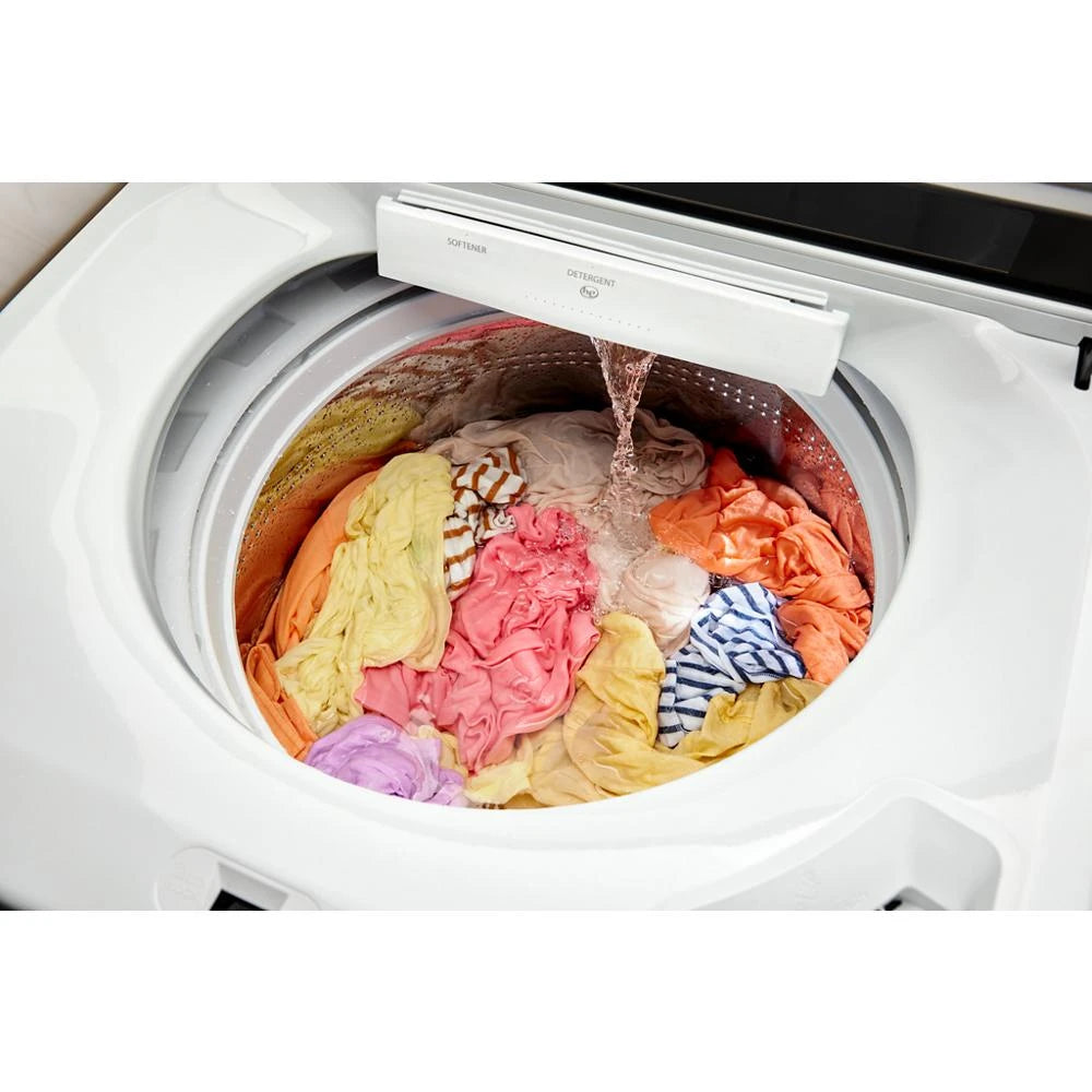 5.2???5.3 Cu. Ft. Whirlpool?? Top Load Washer with Removable Agitator - (WTW6157PW) - WHIRLPOOL