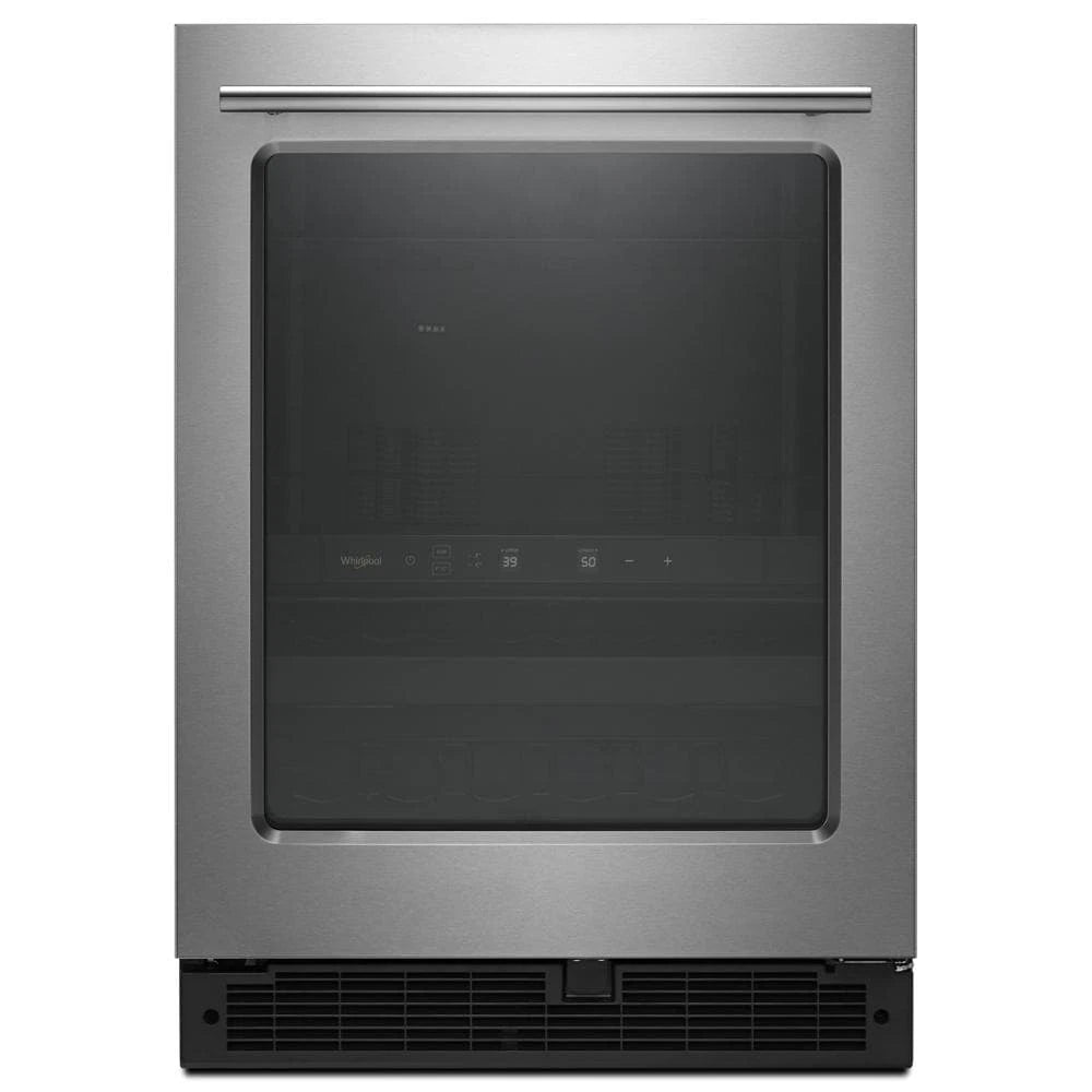 24-inch Wide Undercounter Beverage Center with Towel Bar Handle- 5.2 cu. ft. - (WUB35X24HZ)