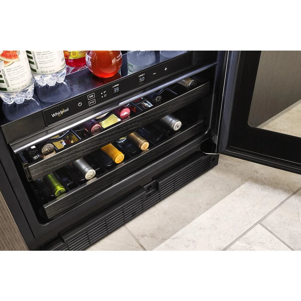24-inch Wide Undercounter Beverage Center with Towel Bar Handle- 5.2 cu. ft. - (WUB35X24HZ)