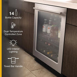 24-inch Wide Undercounter Beverage Center with Towel Bar Handle- 5.2 cu. ft. - (WUB35X24HZ)