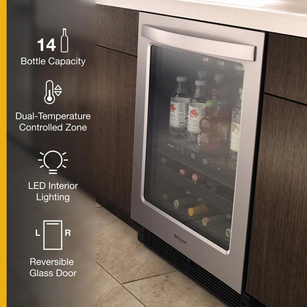 24-inch Wide Undercounter Beverage Center - 5.2 cu. ft. - (WUB50X24HZ)