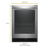 24-inch Wide Undercounter Beverage Center - 5.2 cu. ft. - (WUB50X24HZ)