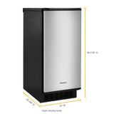 15-inch Icemaker with Clear Ice Technology - (WUI95X15HZ) - WHIRLPOOL