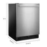 24-inch Wide Undercounter Refrigerator with Towel Bar Handle - 5.1 cu. ft. - (WUR35X24HZ)
