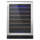 24" Undercounter Wine Center with Custom Temperature Control - (WUW35X24DS) - WHIRLPOOL